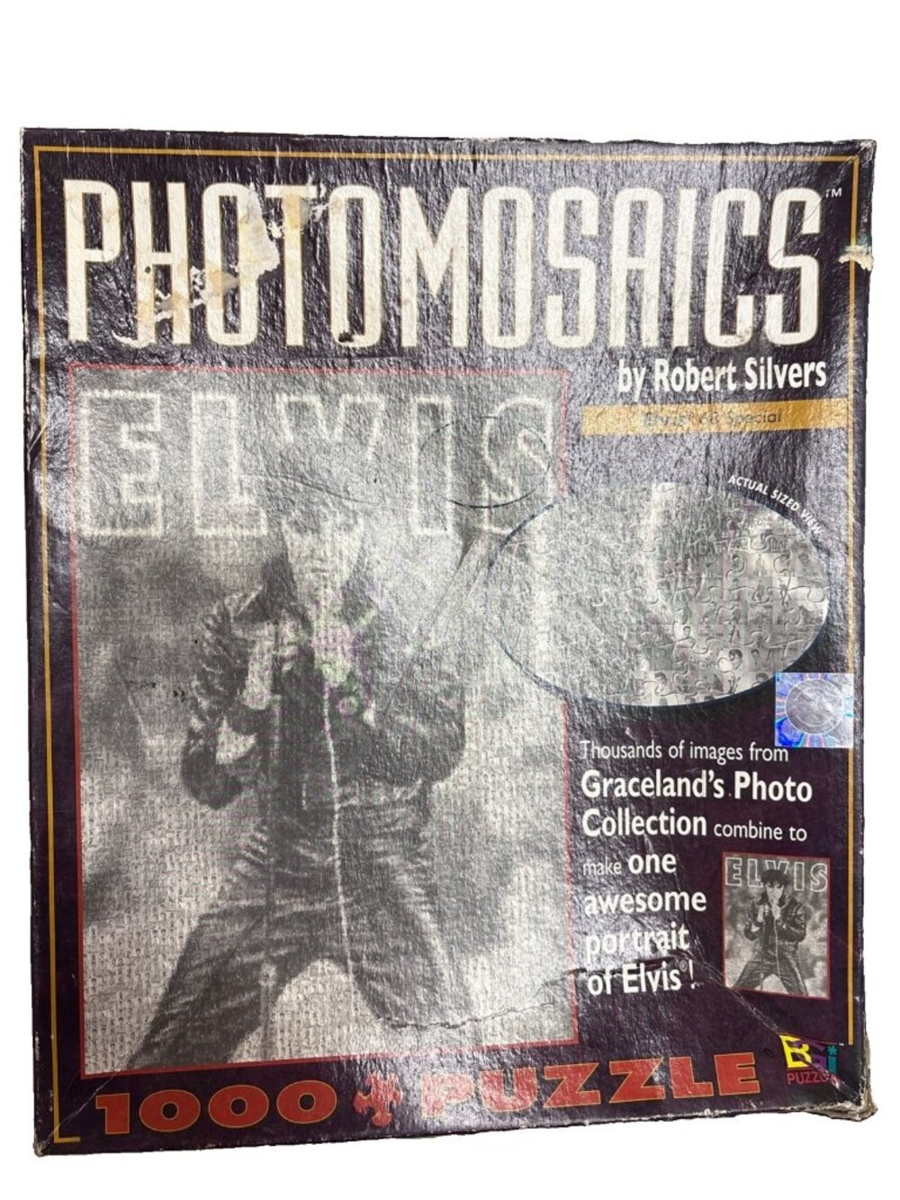 Elvis Presley 68 Special Photomosaics Puzzle by Robert Silvers 1000 pcs READ
